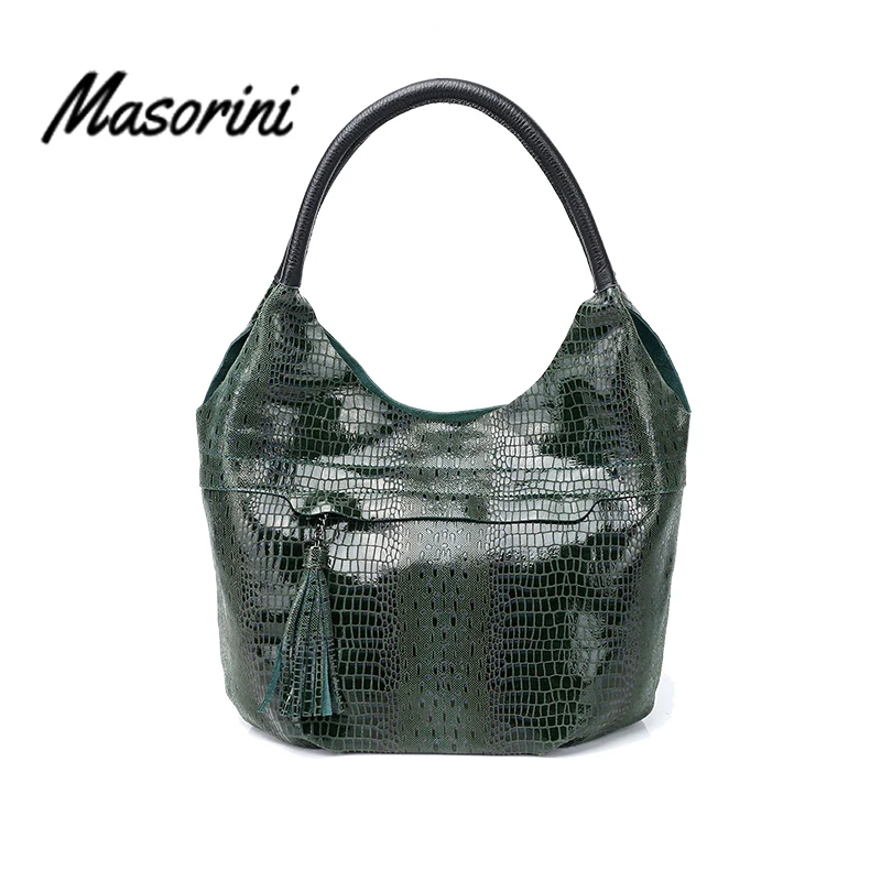 Роскошные женские сумки дизайнерские кожаные через плечо тоут Хобо высокого