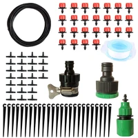 30m drip irrigation system automatic watering garden greenhouse agriculture hose micro drip garden watering kits with adjustable