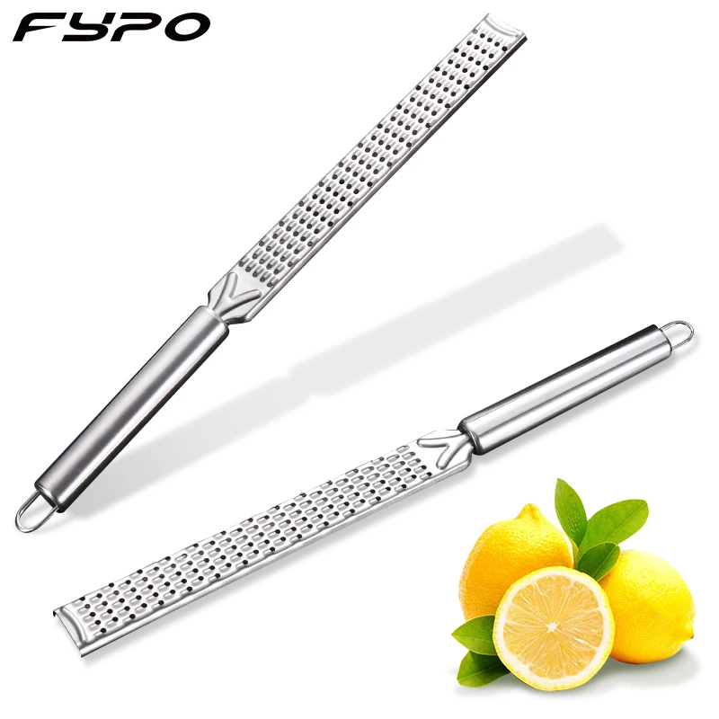 

Lemon Zester Cheese Grater Sharp Stainless Steel Blade Easy to Grate Chocolate Orange Citrus Nuts Gingers Kitchen Tool Gadgets