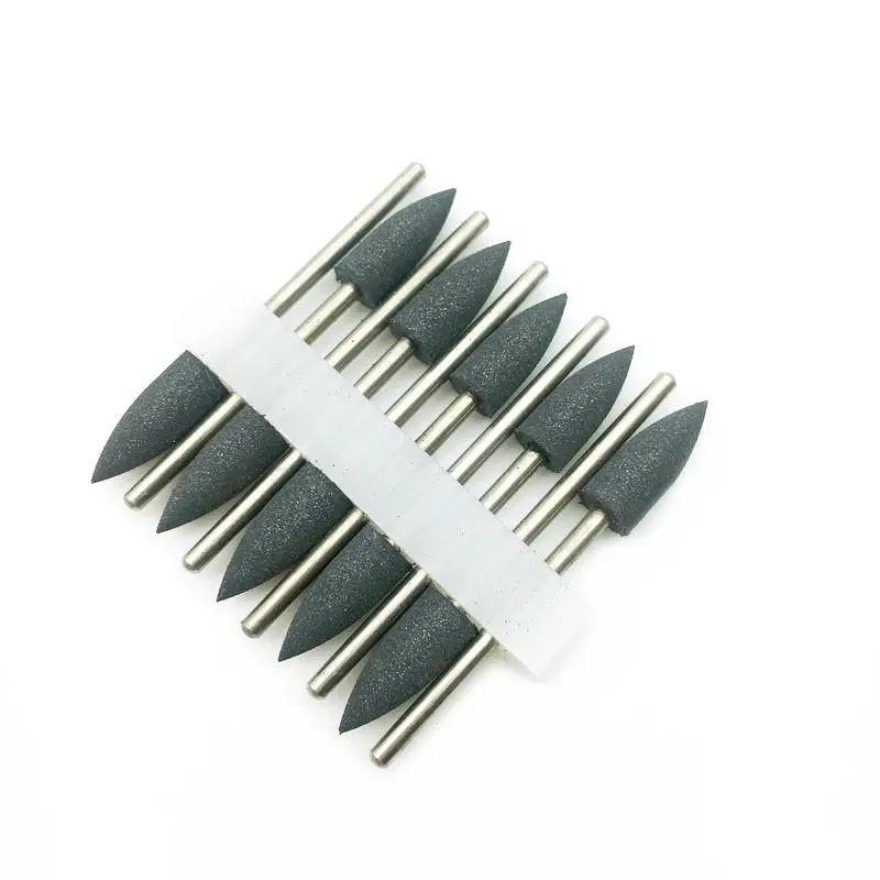 50 шт. черная резиновая силиконовая насадка для полировки шлифовки 2 35 мм сверла