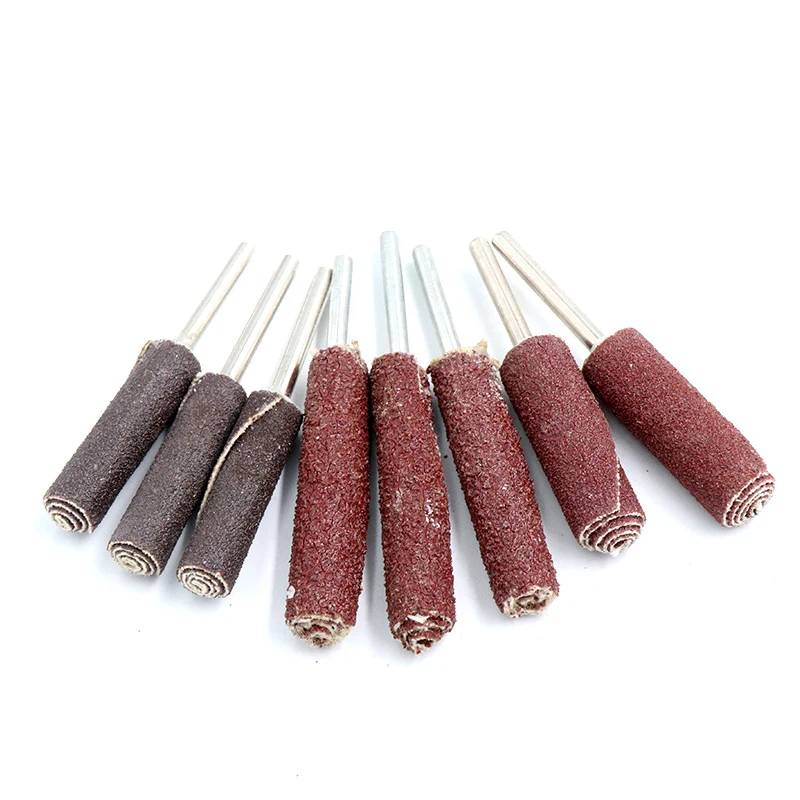 Цилиндрическая наждачная бумага с хвостовиком 3 мм жалюзи Шлифовальная головка 6