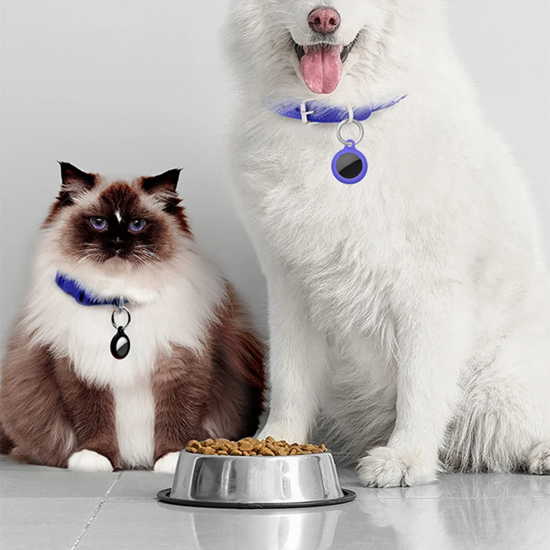 

Anti-Lost Locator Tracker Case Cover for Apple Airtags Shockproof Anti-scratch Keychain Protective Case Sleeve Hook For Air Tags