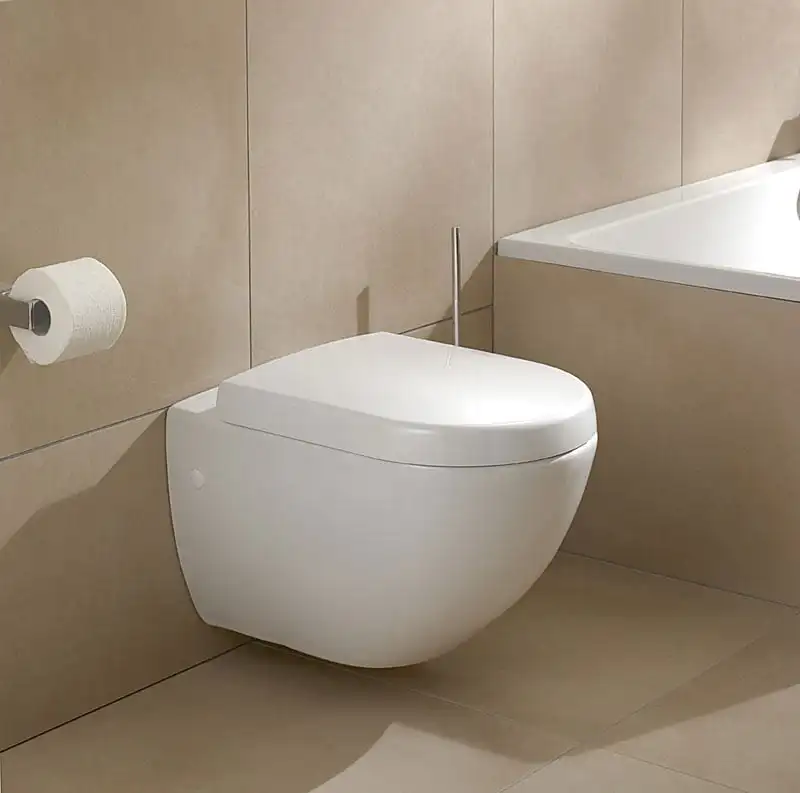 Крышка-сиденье Villeroy &amp Boch Subway 9M66 S101 с микролифтом петли хром | Обустройство дома