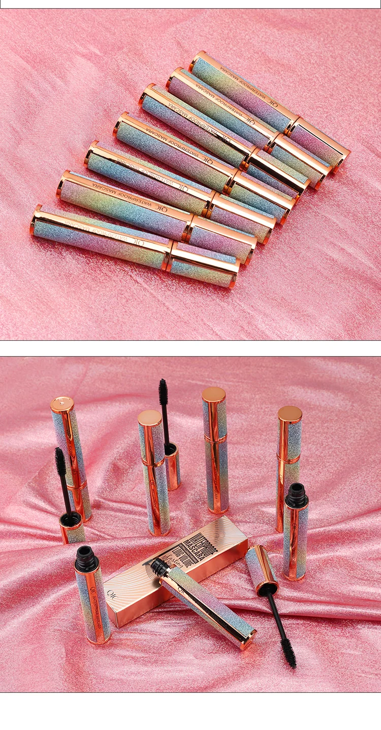 

QIC Mascara 4D Silk Fiber Extension Dense Ink Gel For Eyelashes False Eyelash Waterproof Curling Natual Full Professional Makeup
