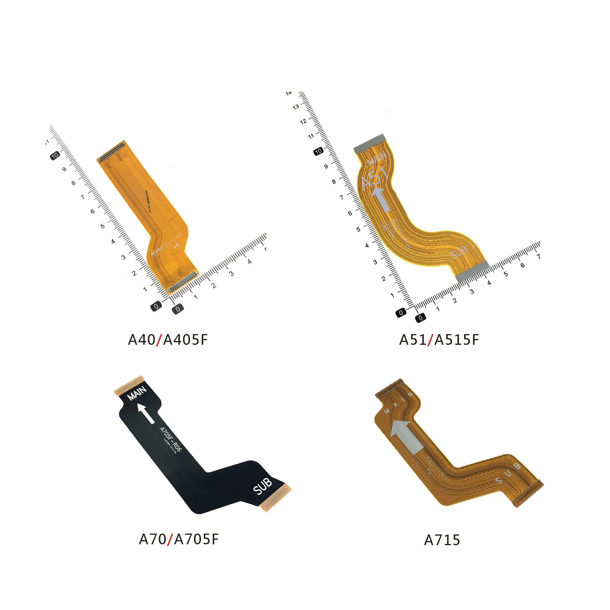 Для Samsung A40 A405F A51 A515F A70 A705F A715F коннектор для материнской платы задний штекер