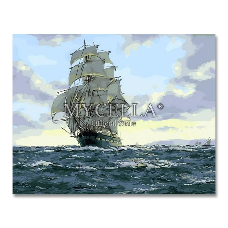 

Sailboat,5D,DIY,Diamond Painting,Scenic,Ocean,Diamond Embroidery,Full,Cross Stitch,Needlework,Diamond Mosaic,Christmas Gift