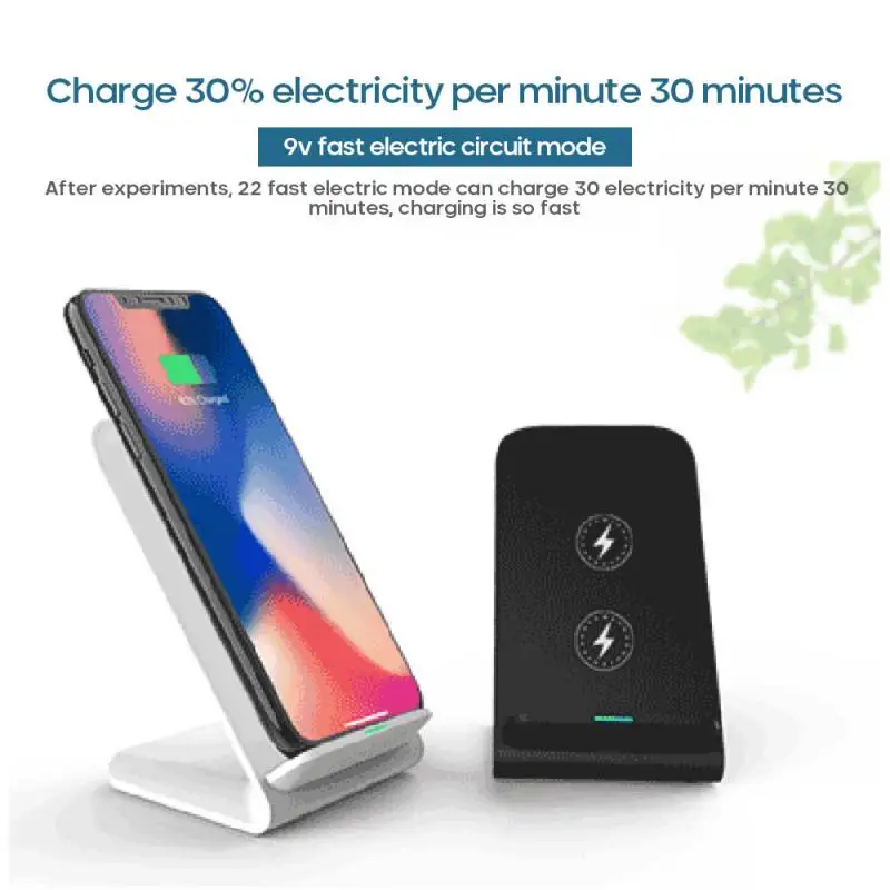 

10W Fast Qi Wireless Charger Stand ForFor iphon XS Max X 1112 Plus Charger Fast Charging Dock Station Mobile Phone Chargers