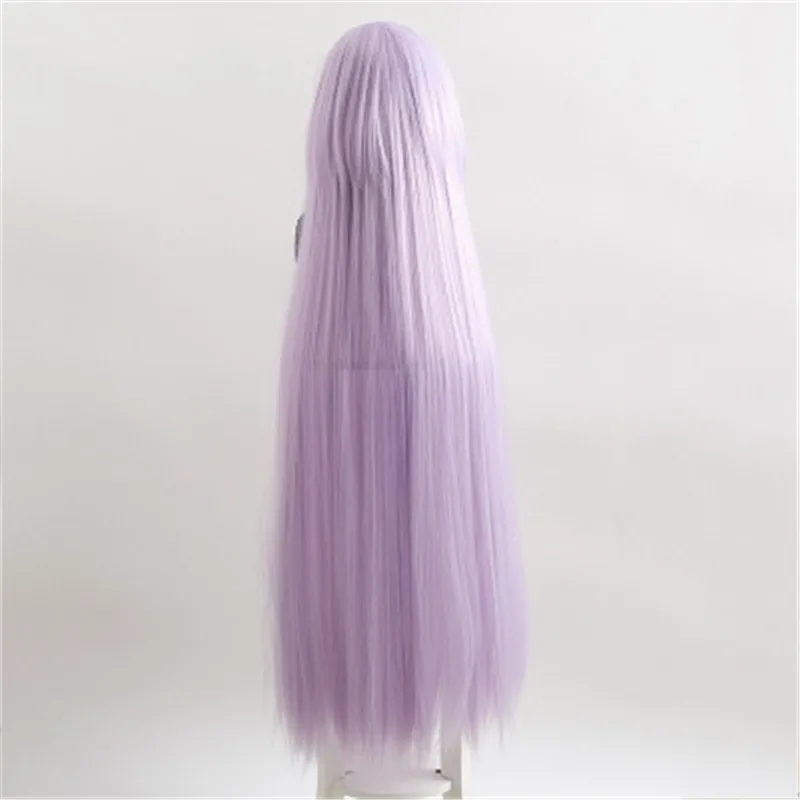 Парик для косплея Dangan Ronpa Kyouko Kirigiri Purple вязаная коса конский хвост длина 100 см