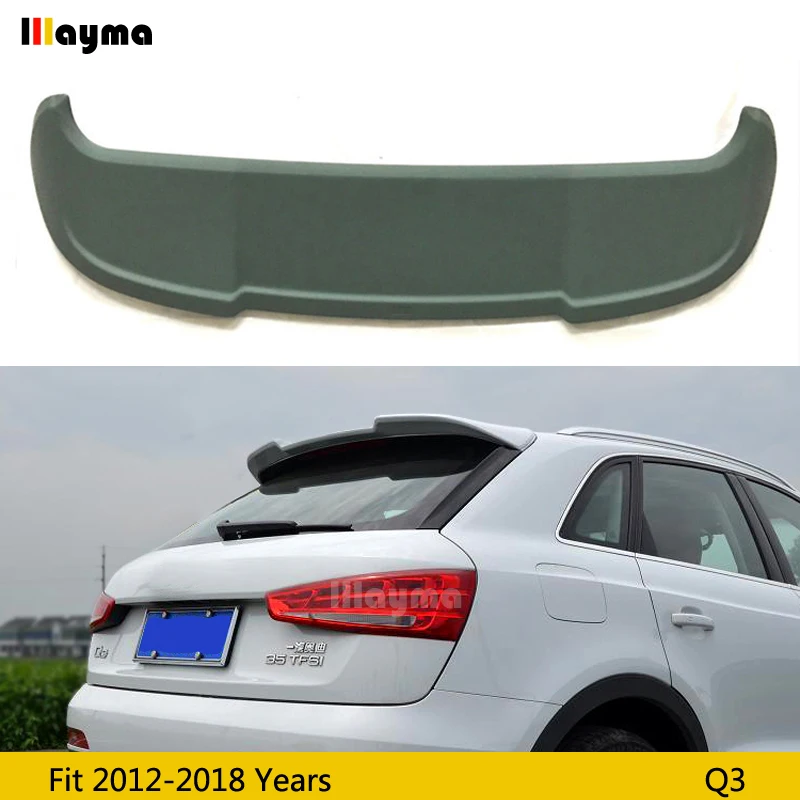 Спойлер на крышу автомобиля в АБС стиле для AUDI Q3 Quattor 2012 2013 2014 2015 2016 2017 2018
