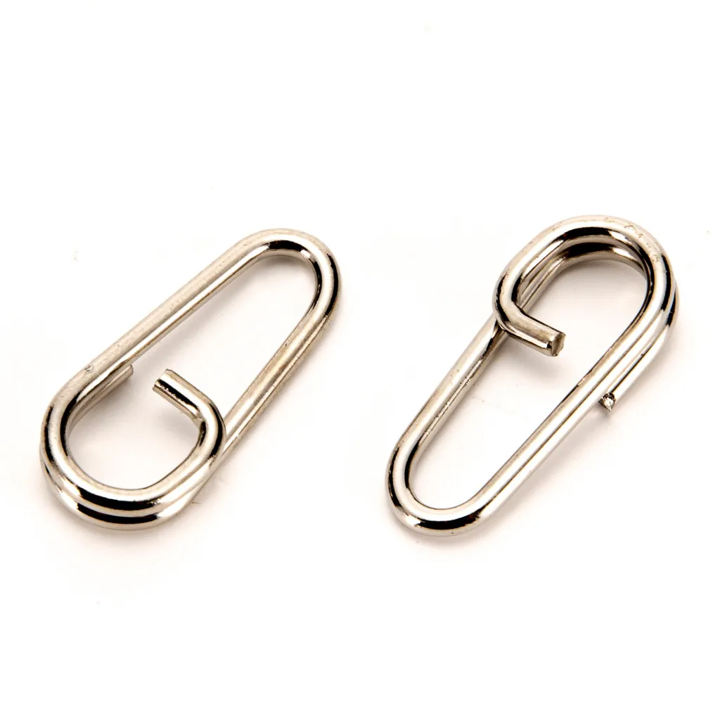 50 шт рыболовные изогнутые головки овальные сплит кольца петли приманки Ассорти