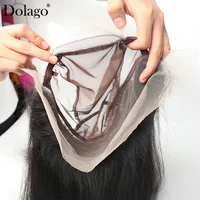 13x4 Straight HD Transparent Lace Frontal Closure With Cap Wig Human Hair Closure Pre Plucked Hairline With Baby Hair Remy Hair