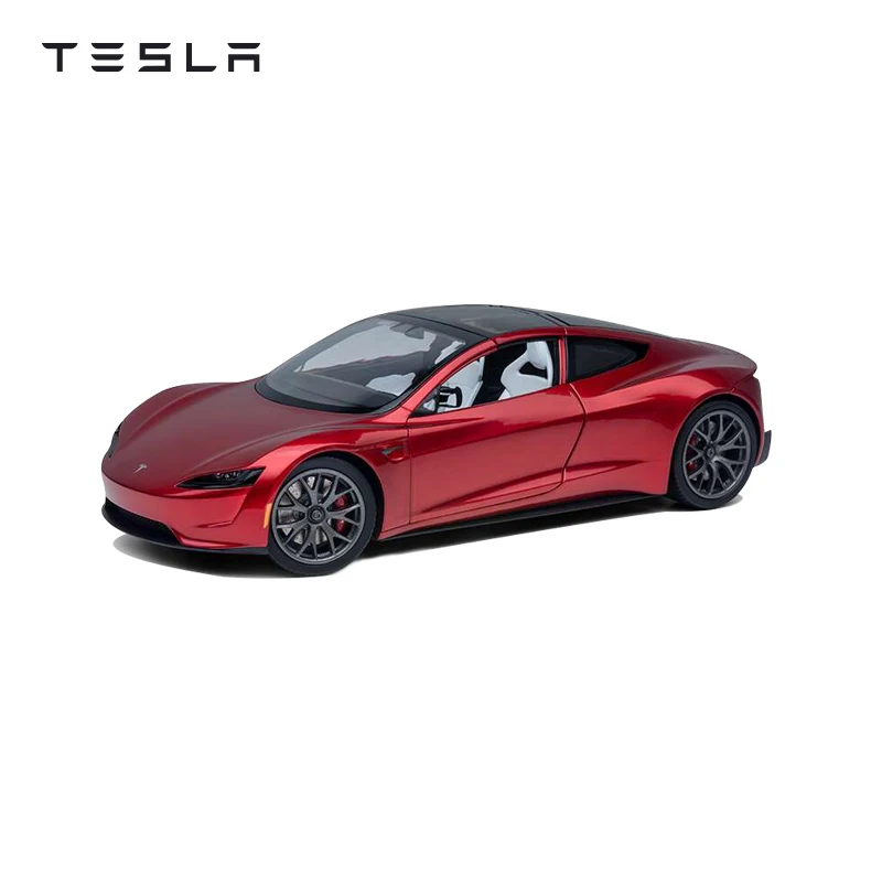 

Оригинальная фабрика 1:18 Tesla Roadster Коллекционная версия из смолы, металлическая модель под давлением, подарок
