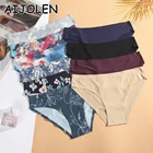 Женское Бесшовное нижнее белье AIJOLEN, однотонные трусики из вискозы, мягкое нижнее белье