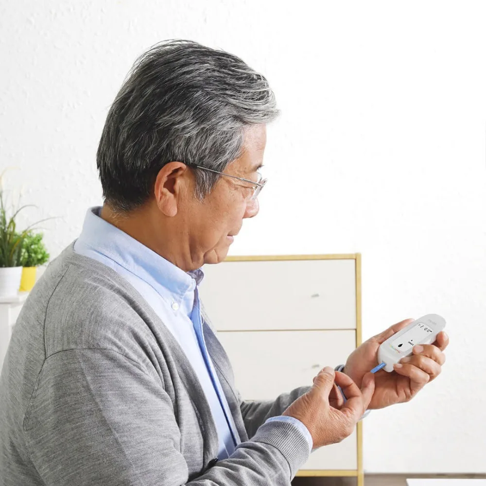 Xiaomi mijia IHealth измеритель уровня глюкозы в крови с тестовыми полосками Lancets компактный портативный 5 передач ЖК-дисплей Цифровая подсветка память для хранения