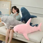 Новинка 2021, игрушка плюшевая гигантская Акула, мягкая Набивная игрушка, подушка в виде животного для чтения, подарок на день рождения, подушка, кукла, подарок для детей