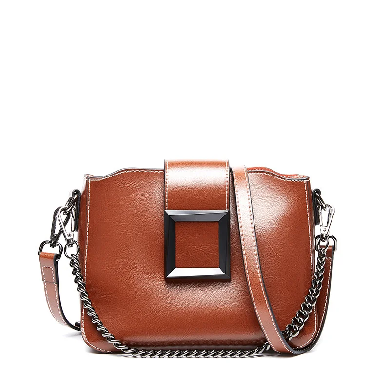 

Женская сумка на цепочке, стильная квадратная дизайнерская элегантная вместительная сумка-мессенджер на плечо для женщин, универсальная М...