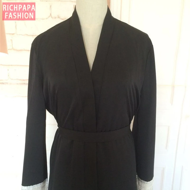 Женское длинное кружевное платье-хиджаб в мусульманском стиле | Тематическая