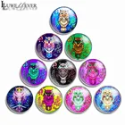 10 мм 12 мм 16 мм 20 мм 25 мм 30 мм 514 милая сова микс круглая бижутерия со стеклянными кабошонами в поисках 18 мм кнопки шарма браслет