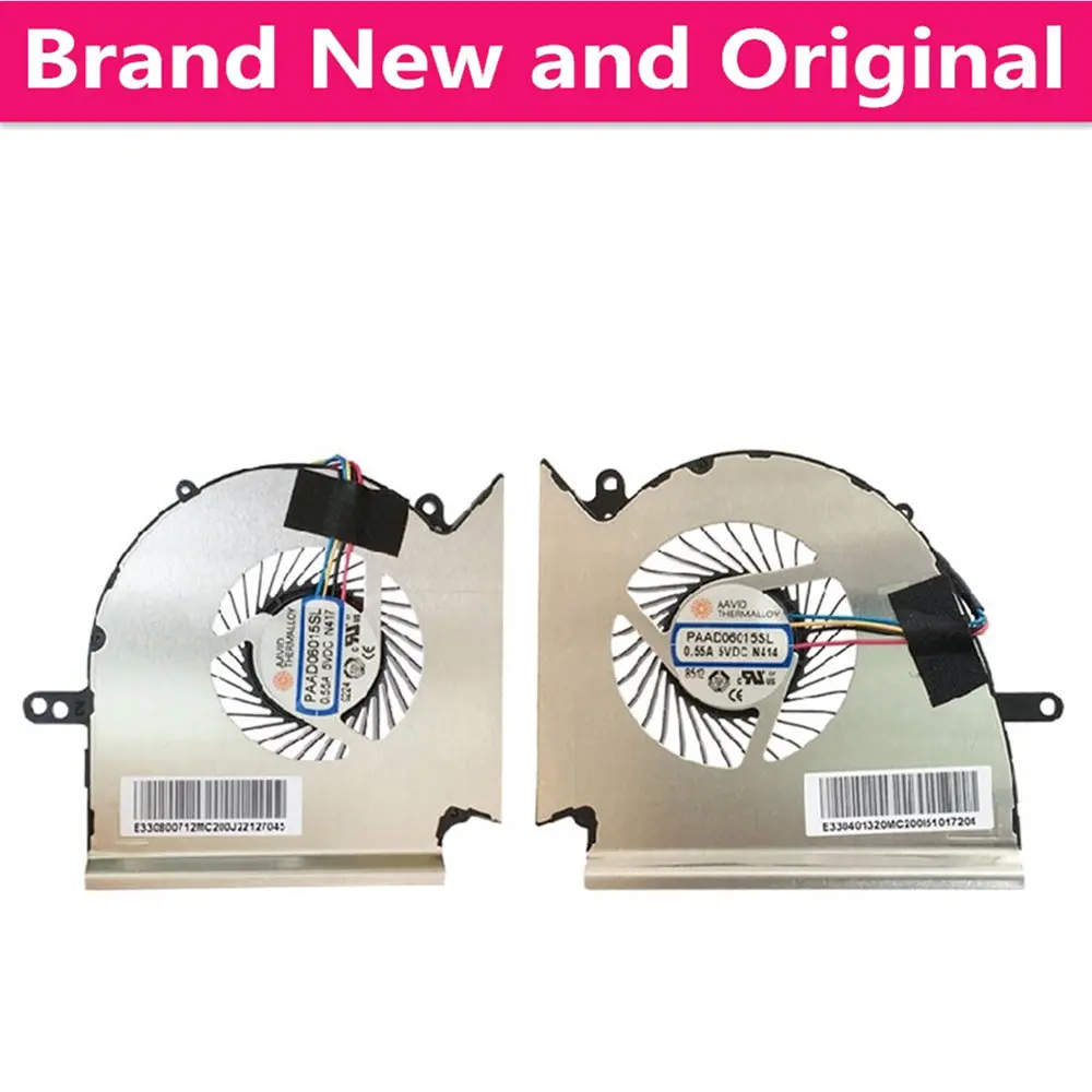 Новый радиатор CPU охлаждающий вентилятор GPU для MSI GE75 GP75 GE63 GP63 GL63 GV63 GE73 GL73 VR Raider 8SF 9SG MS-17E2 PAAD06015SL N414 N417