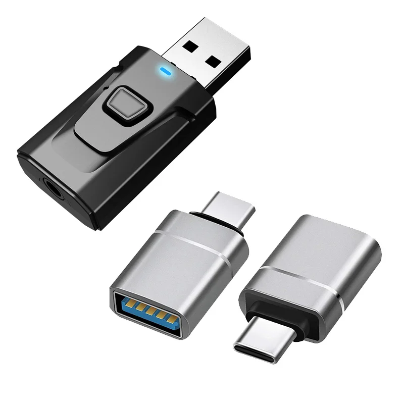 

4 в 1 USB Bluetooth передатчик приемник с адаптером Type C к USB 3,0 адаптер Thunderbolt 3 Type-C адаптер OTG кабель