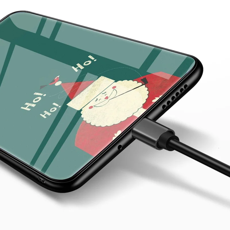 Чехол Merry Christmas Tree из закаленного стекла для huawei P10 P30 Nova 5 4 3 3i P Smart P20 P9 Plus mate 30 20 10 Pro Lite 20X X