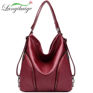 Lanyibaige 2022 Новая женская кожаная сумка через плечо из искусственной кожи, женская сумка для отдыха из нубука, сумка-трансформер, сумки с верхней ручкой, Ретро сумка на плечо