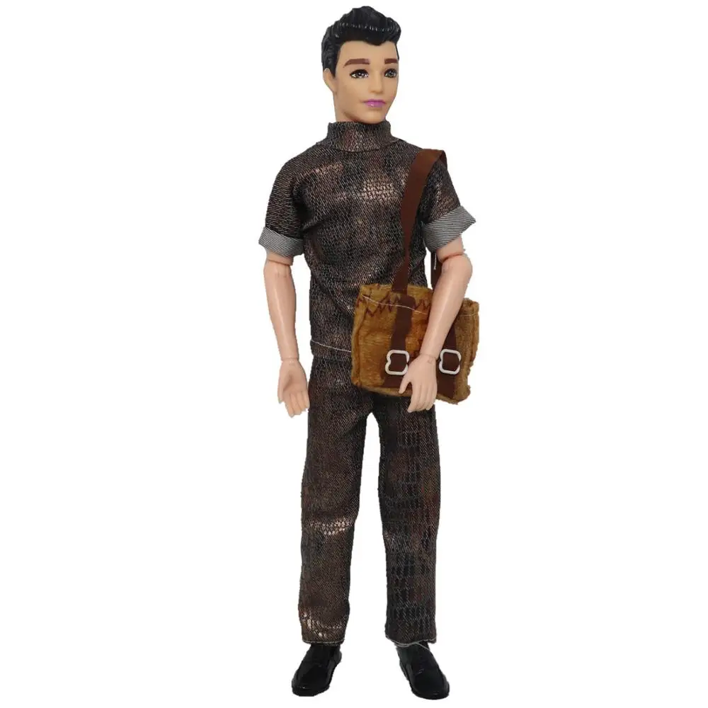 1 комплект Кен куклы ткань модная одежда на каждый день Школьный костюм с рюкзаку