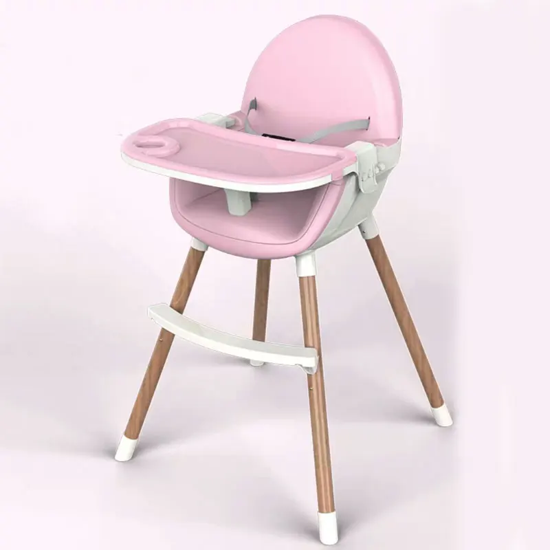 Luxury Pink Детский стул многофункциональный складной портативный двухслойный От 0 до 6 лет детский стульчик для кормления - Цвет: Luxury Pink