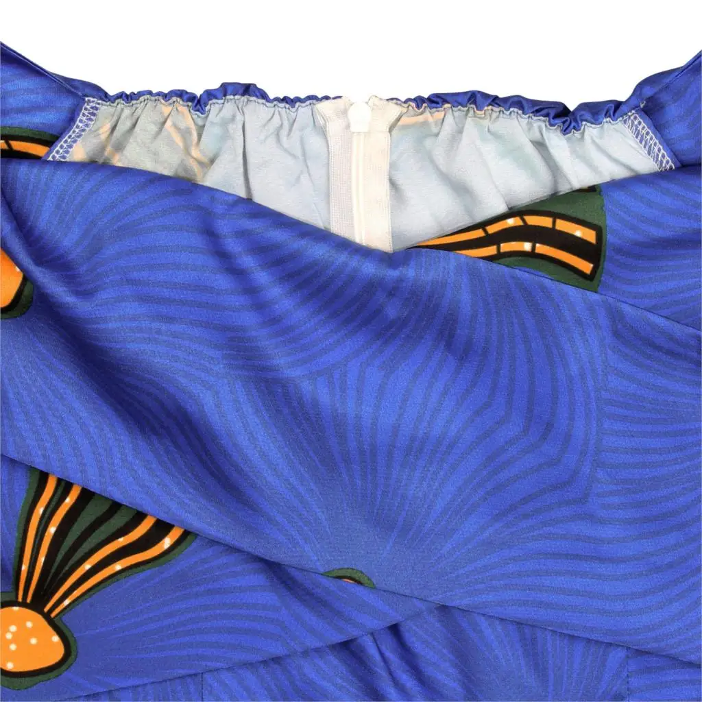 

New Digital Print Long Dress Spring 2021 African Women's Sexy Split Ends With A Word Neck Fashion Street Tube Top Long Dress