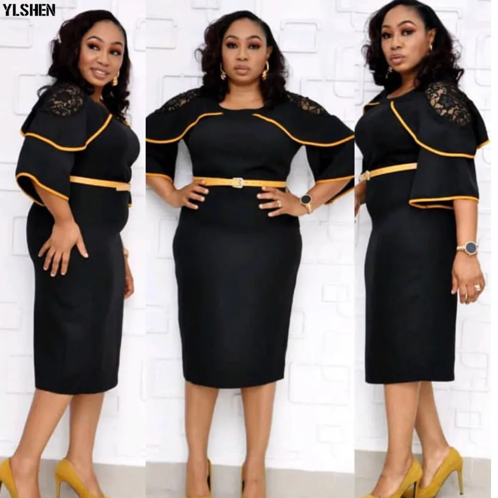 Платья в африканском стиле для женщин 2020 африканская одежда Летние Элегантные