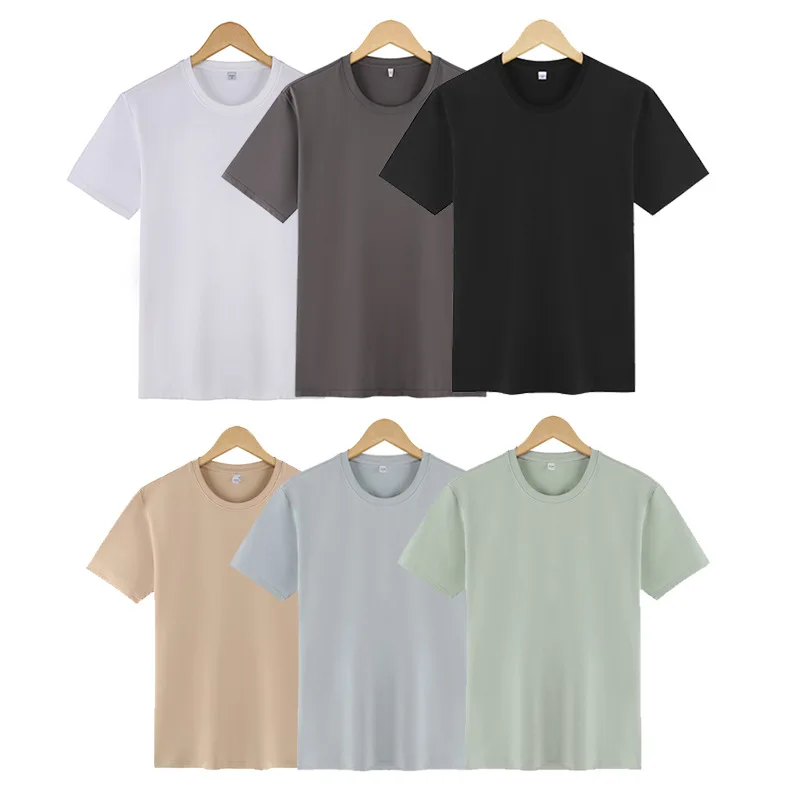 

Cotton round collar short sleeve T-shirt culture guanggu shan