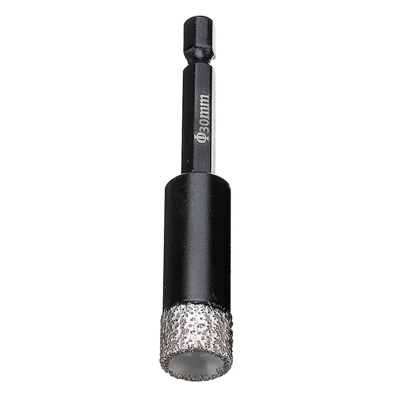 

6/8/10/12/14/16/30mm Vaccum Brazed Diamond Dry Drill Bits Hole Saw Cutter for Granite Marble Ceramic Tile