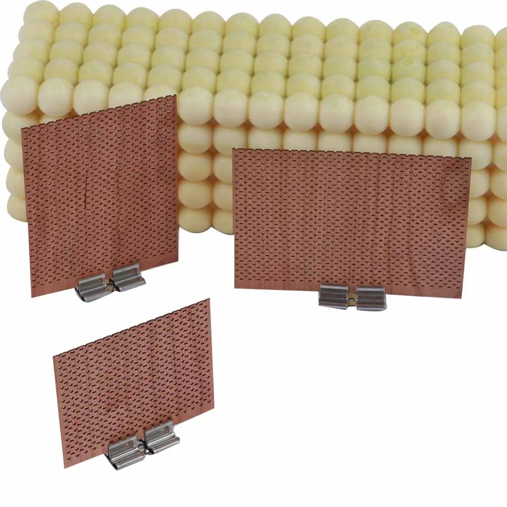 Деревянные фитили для свечей с большим пламенем металлическим основанием