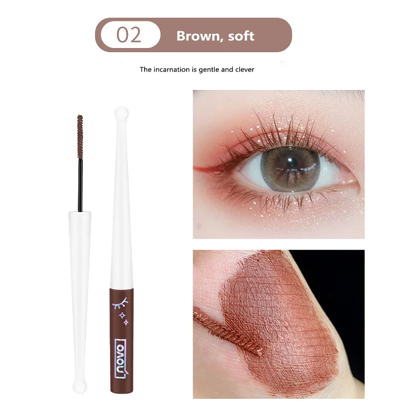 

Тушь для ресниц из шелкового волокна 4D, водостойкая, черная, коричневая