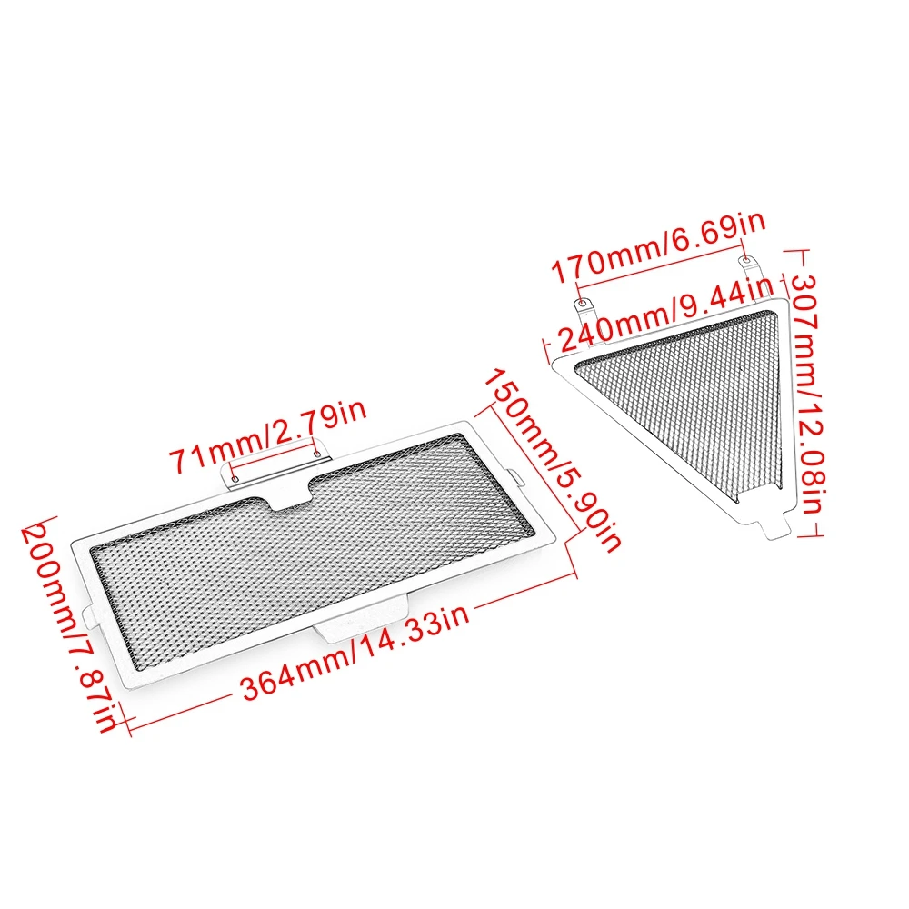 

Radiator Guard for Ducati Panigale 899 959 1199 1299 R S V2 Radiator Grille Cover Protector 1199R 1199S 1299R 1299S