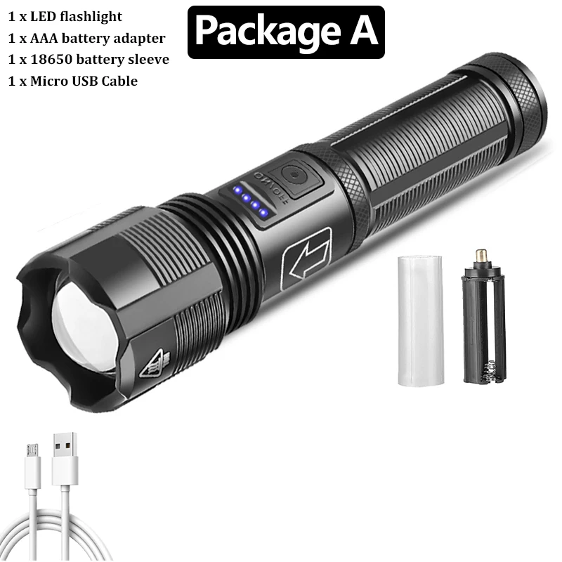 

Litwod 1600 тактический фонарь XHP70.2/XHP50.2 черный