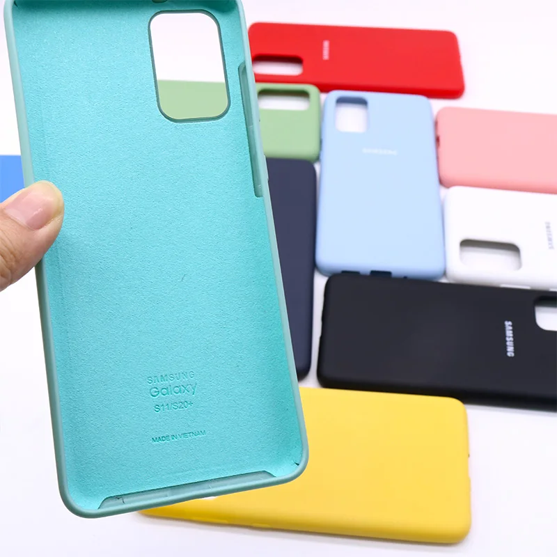 Для оригинального Samsung Galaxy S20Ultra S20plus S11e шелковистый силиконовый чехол высокого