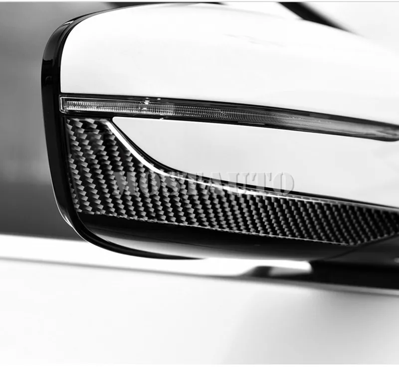 Для BMW серий 7 G11 G12 углеродного волокна Зеркало заднего вида Анти протектор 2016 2021 2