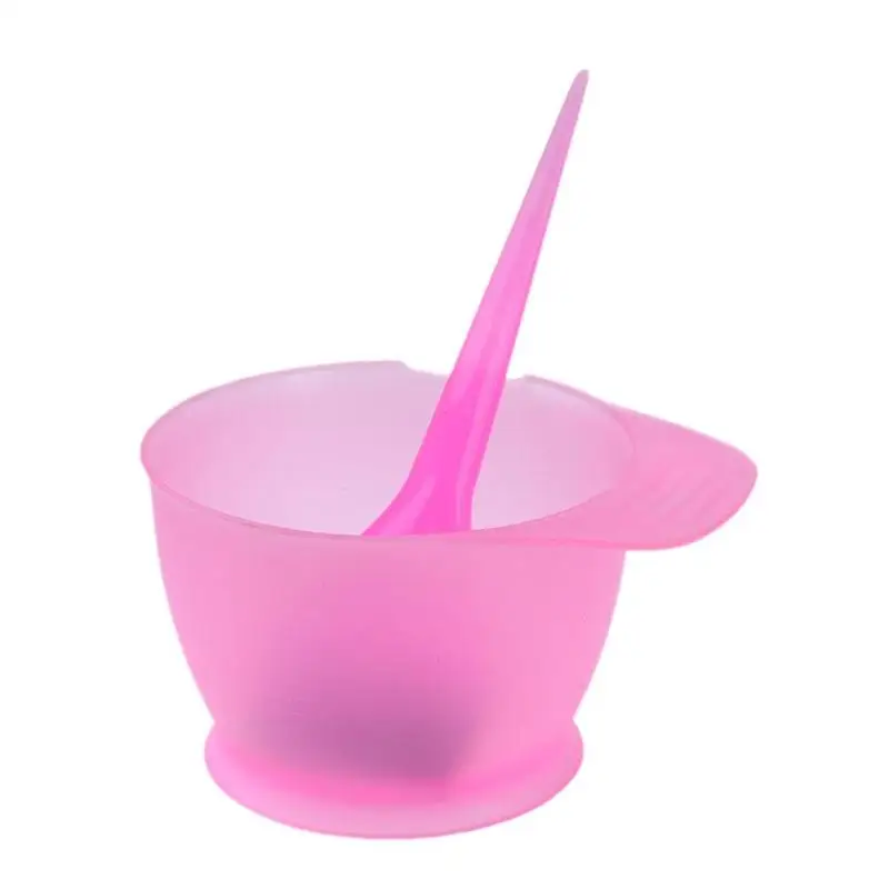 2pcs/Set Plastic Hair Dye Colouring Brush Comb Bowl Hairdressing Styling Tools Dyeing Kit Color Mixing Bowls Hairdress |