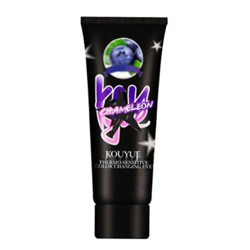 

Практичная термохромная краска для волос Kou, легкое нанесение, демонстрирует естественное происхождение, пампируйте во время окрашивания в...