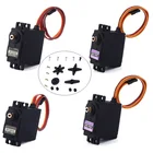 Сервопривод MG995, MG945, MG996R, MG946R, металлическая шестерня 13 кг для радиоуправляемого вертолета Futaba JR, модели автомобиля, лодки, Arduino UNO, сделай сам, 18, 110, Airpla