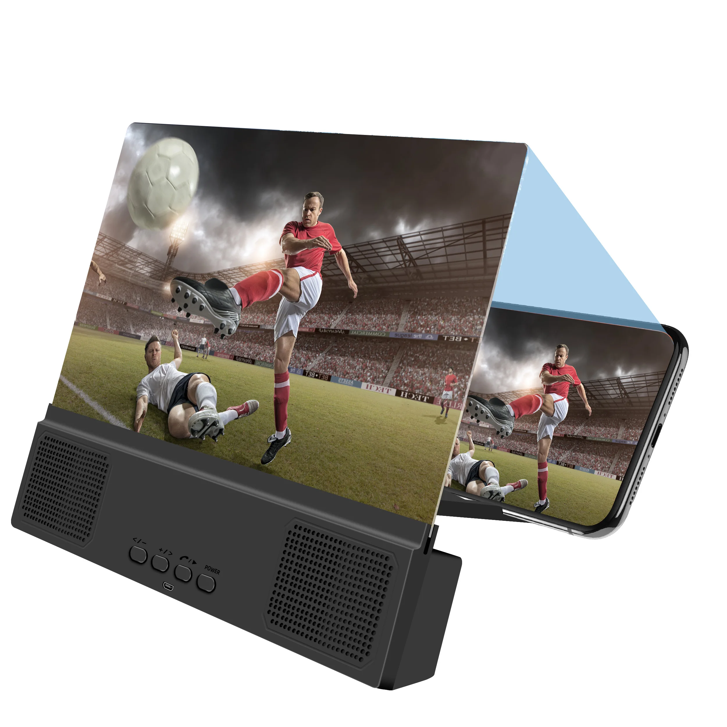 12-дюймовый экран Лупа с BT динамиком портативный HD усилитель экрана телефона