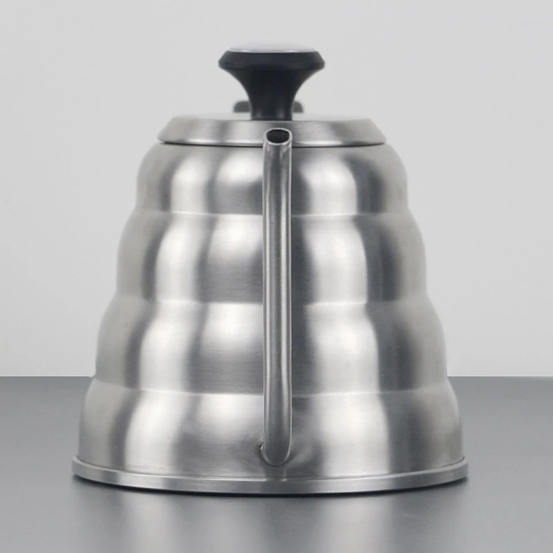 Нержавеющая сталь залить Кофе Чайник Термометр 40 унций длинный узкий капельная