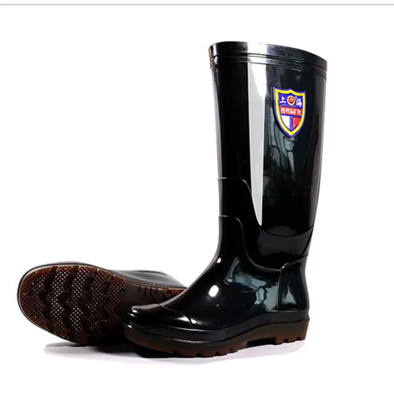 Демисезонные резиновые сапоги в китайском стиле для мужчин и женщин высокие