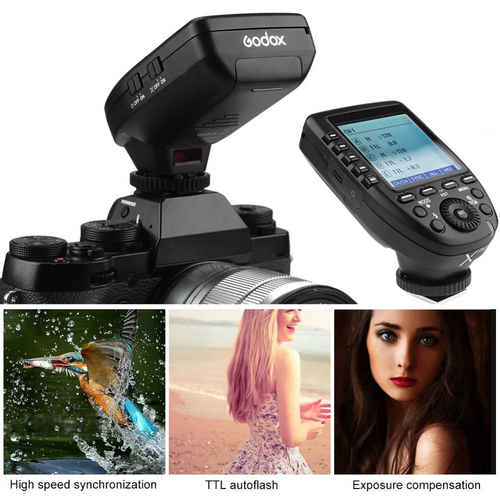 Godox Xpro F 2 4G Беспроводная Высокоскоростная синхронизация 1/8000s X система Flash Trigger для