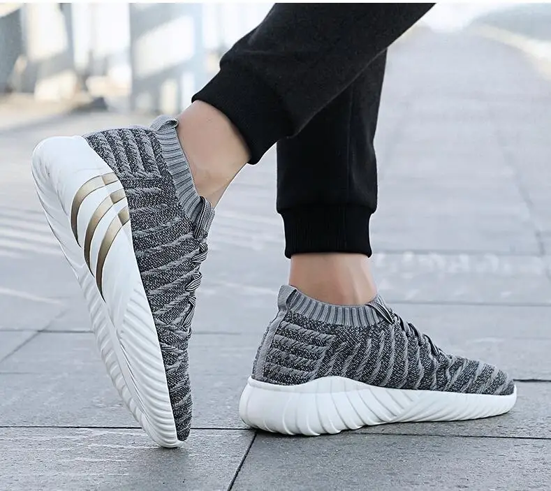 

N025 sport shoes men sneakers air mesh running jogging men shoes zapatillas hombre tenis masculino casual Zebra walking shoes
