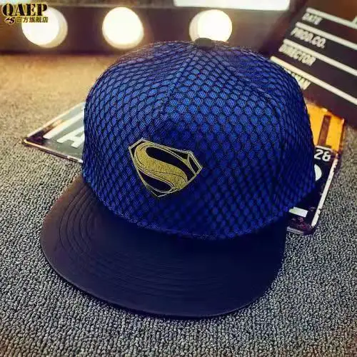 

Super Hero Outdoor Baseball Cap Fashion Letters Mesh Adjustable Hip Hop Hats for Men Women Caps Hats Supermans Batmans