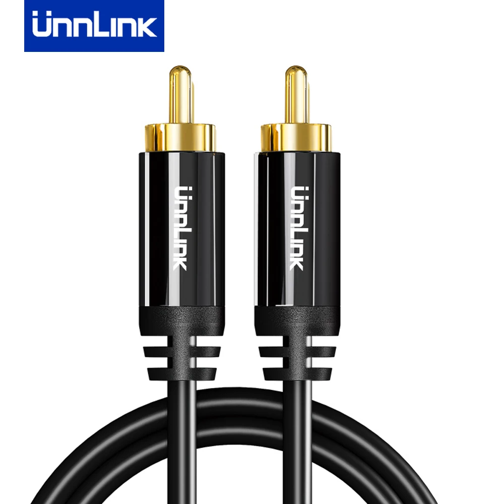 Unnlink HiFi 5 1 SPDIF коаксиальный кабель м 2 3 8 10 видеокабель для ТВ усилителя динамика