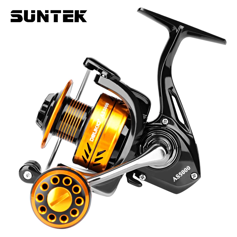 

DEUKIO Fishing Reels Brand Metal Spool 5.0:1 Spinning Reel Carp Wheel for Saltwater Coil 8~13KG 2000-7000 Series Pesca Fishing