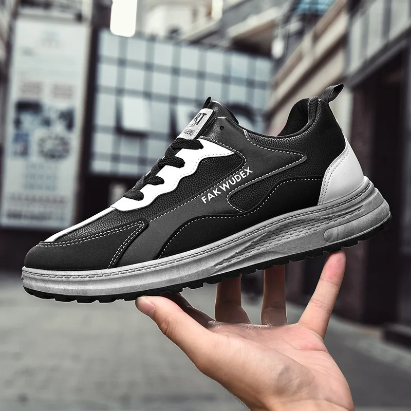 

Casual Sneakers Men Vulcanize Shoes Flat Black Male Sneaker Fashion Breathable White Running Mens Shoes Sapato Masculino Hombre